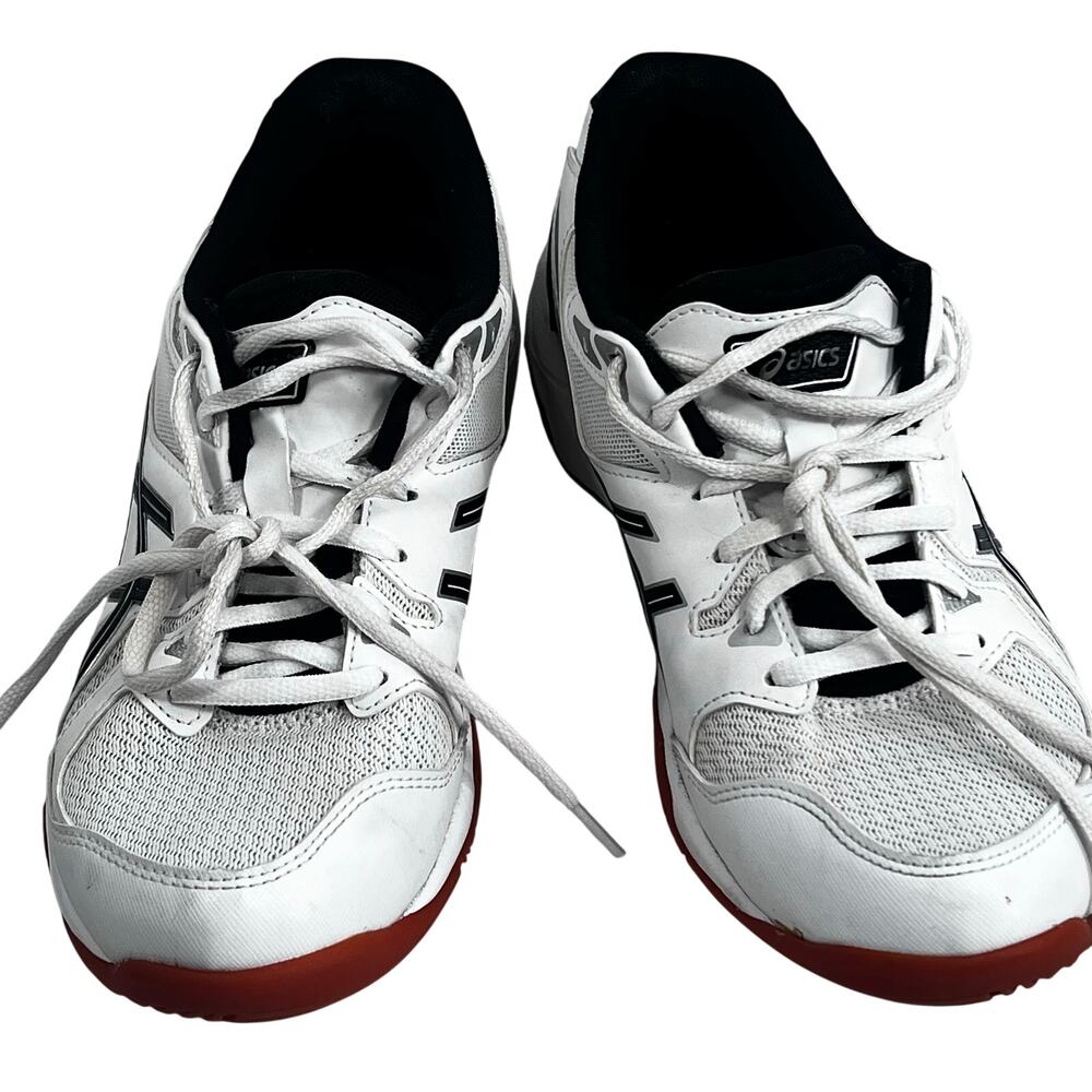 Asics Gel Rocket 10 Indoor Court Sports Sneakers Women's Size 9 White Black Trim